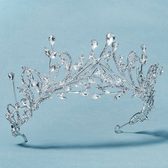 Rhinestone Crown Hairband Headband Princess Tiara Cosplay Hair Accessory