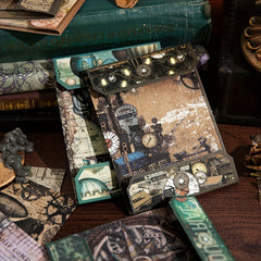 30 Pcs Vintage Scrapbook Paper Book for DIY Scrapbooking & Journaling