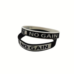 Set of 2 Motivational Silicone Bracelets - Positive Sayings