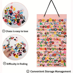 Shoe Charms Organizer with 150 Holes - Shoe Charm Holder for Charms Display
