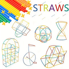Straw Builder Toys Building Block Toy Kit For Children's Toy DIY Halloween