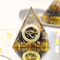 Crystal Pyramid Healing Reiki Chakra Meditation Lucky Stone