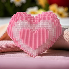 5000pcs Pink Building Block Puzzle Gift for Christmas