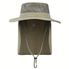 Wide Brim Sun Hat UPF 50 Hiking Fishing Gardening