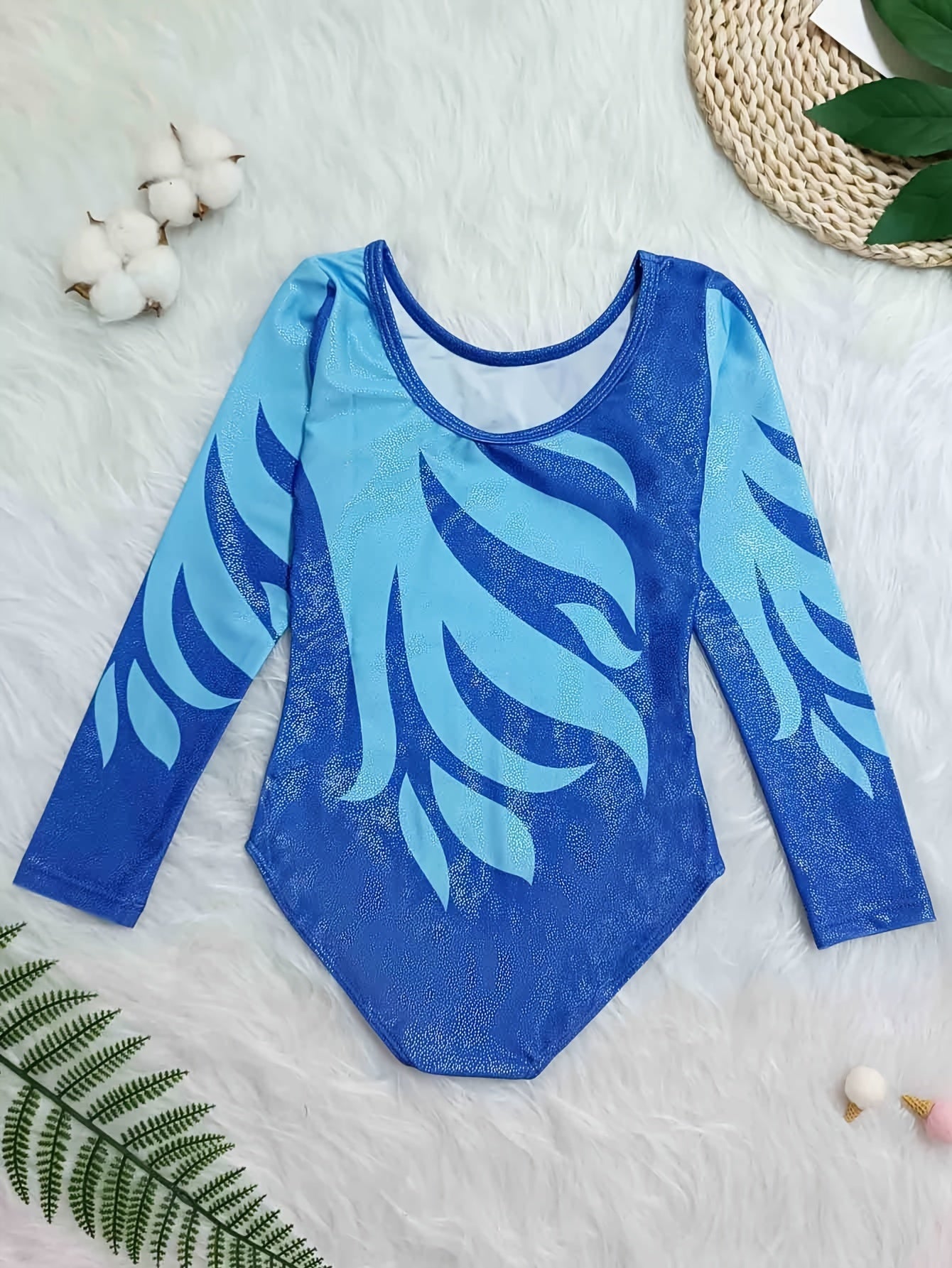 Girls Ballet Leotard Long Sleeve Gymnastics Suits