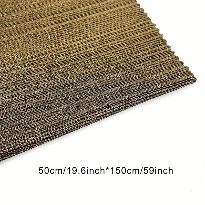 Knitted Bronzing Fabric Pleated Skirt Dance Wear