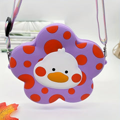 Duck Pattern Crossbody Bag & Coin Purse