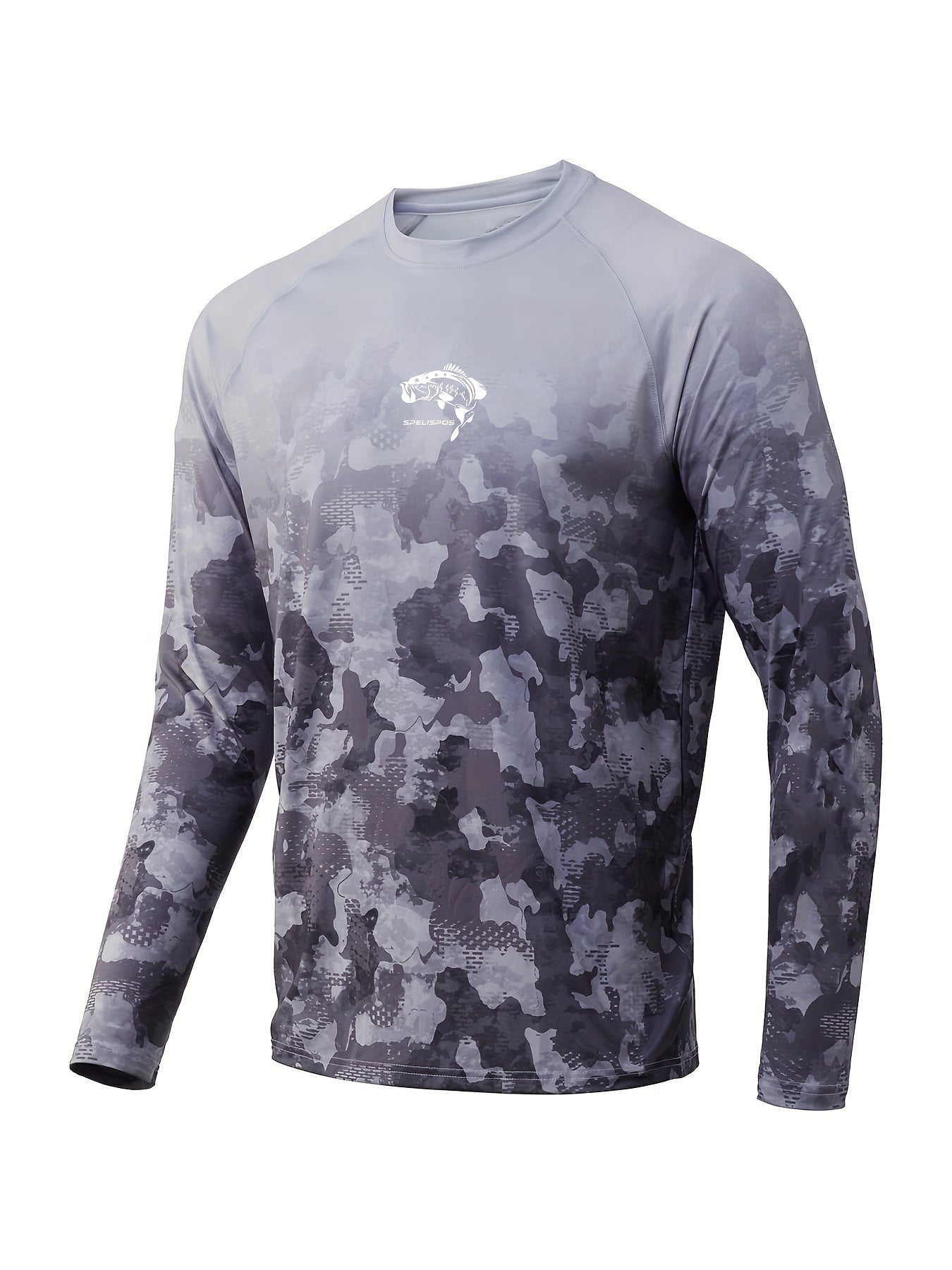 Men's Sun Protection Quick Dry Long Sleeve Tops for Outdoor Fishing