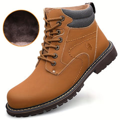 Men's Winter Work Boots Non-Slip Insulated Warm Outdoor Hiking