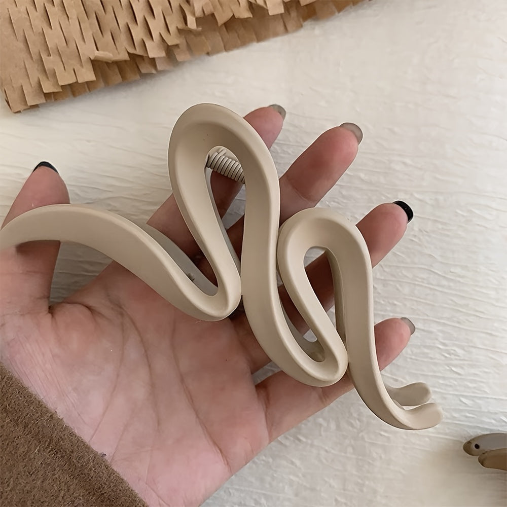 Matte Snake Hair Claw Clip for Women Girls Daily Party Outdoor Decors