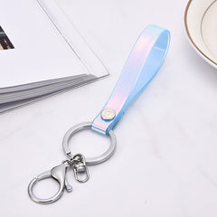Colorful Reflective Hand Wrist Lanyard Key Chain for Women Teens Girls