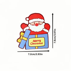 50pcs Mixed Christmas Candy Cards DIY Lollipop Holder Cartoon Animal Paper Clips