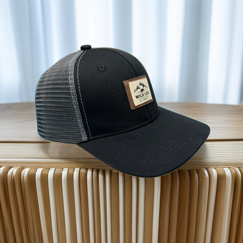 Men's Baseball Cap Outdoor Adjustable Snapback Cap For Travel