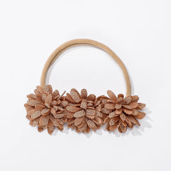 Flowers Elastic Headband Hairband Hair Accessories For Girls