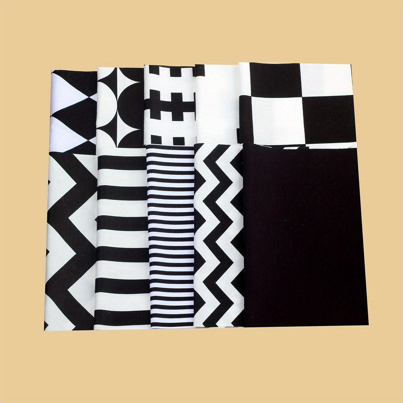 10pcs And Series Twill DIY Patchwork Fabric Random