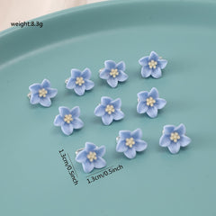 10pcs Flower Hairpin Strong Hold Grip Hair Jaw Clip For Thick Hair