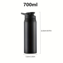 700ml Stainless Steel Water Bottle Large Capacity for Sports Cycling Travel