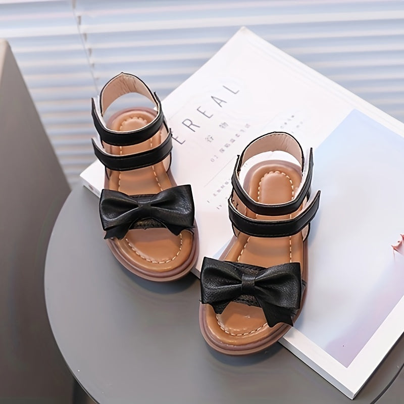 Girls' Bowknot Open Toe Sandals - Lightweight Summer Sandals