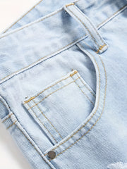Men's Ripped Slim Skinny Fit Denim Jeans Pants