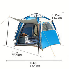 Portable Hexagonal Tent Quick Opening Durable Tent For Outdoor Camping