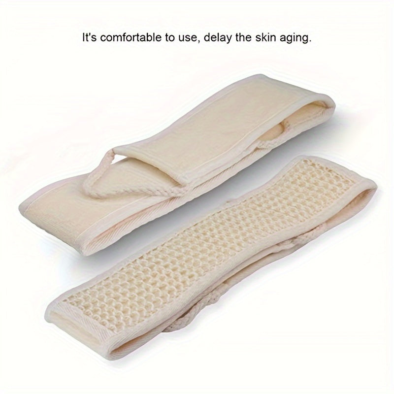 Natural Exfoliating Loofah Back Scrubber For Shower Bath Long Handle