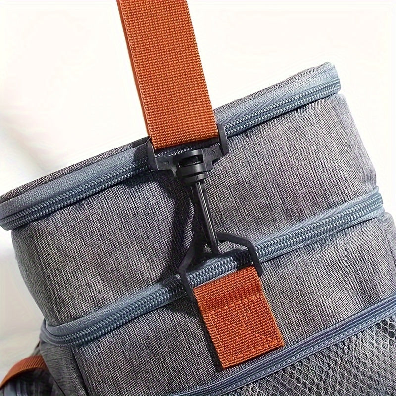 Double Layer Insulated Lunch Bag for Work Picnic School Travel