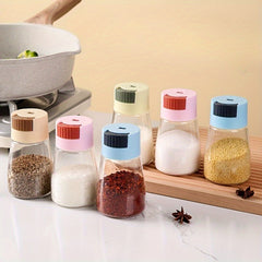 4pcs Camping Spice Set Portable Containers for BBQ and Picnics