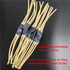 10pcs 3050 Style Elastic Tubular Bands Rubber Band Random