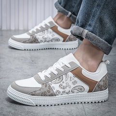 Men's Lace-up Teardrop Skate Shoes with Good Grip