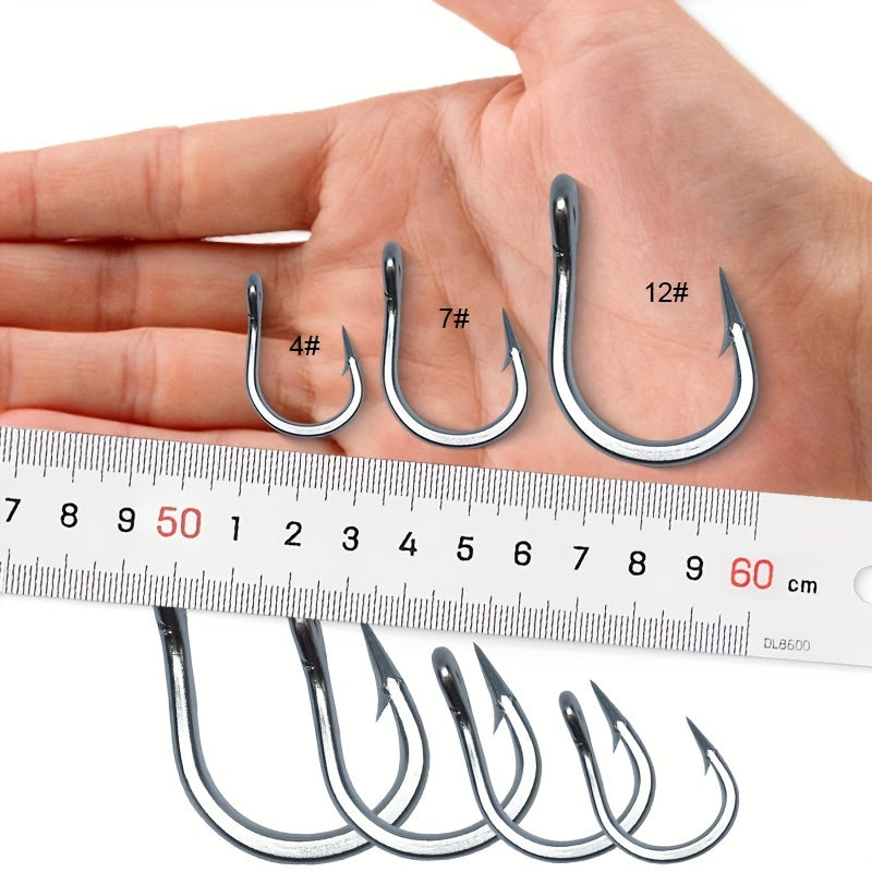 25pcs Stainless Steel Fishing Hook for Sea Fishing