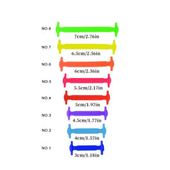 16pcs Silicone No Tie Elastic Shoe Laces T-Shaped Lazy Shoe Laces Set