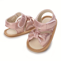 Cute Bowknot Open Toe Baby Sandals Party Beach Lightweight Shoes