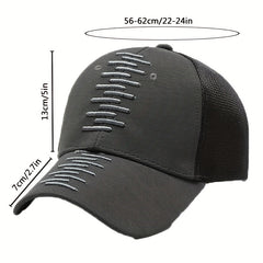 Adjustable Mesh Baseball Cap Outdoor Sun Visor