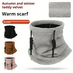 2pcs Unisex Neck Gaiters Windproof Balaclavas for Outdoor Cycling Brown