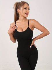 Women's Sports Cami Jumpsuit Fitness Yoga Bodysuit