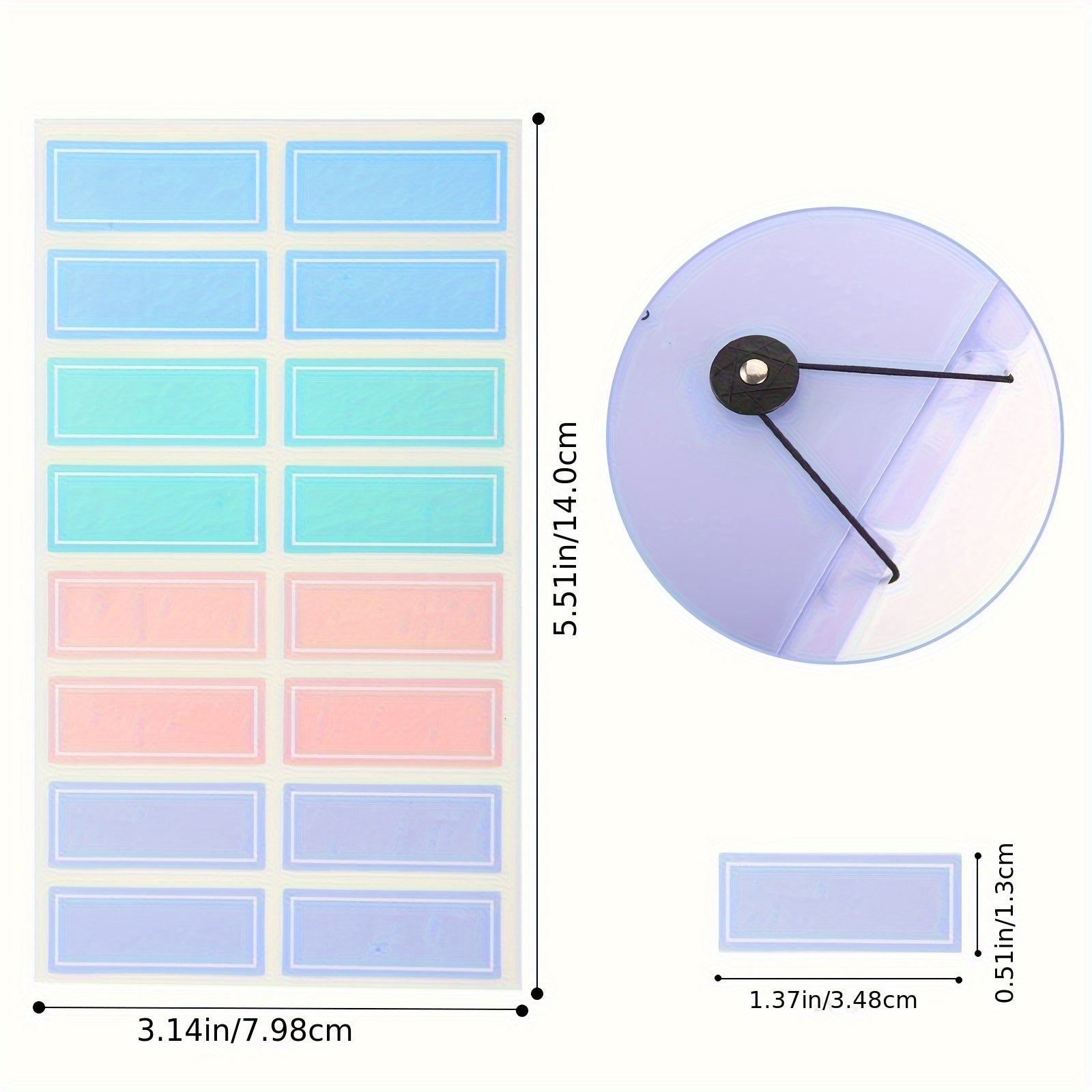 5-Pocket Expanding File Folders A4 Letter Document Candy Color Tabs
