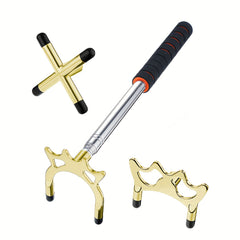3pcs Removable Brass Bridge Head Set for Pool Cue