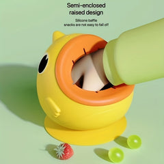 Dinosaur Silicone Bowl Anti-fall and Anti-scalding Tableware