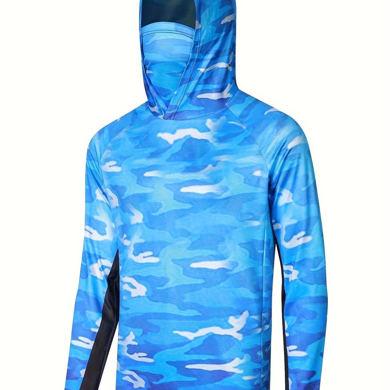 Men's UPF 50 Sun Protection Hoodie Long Sleeve Quick Dry Top