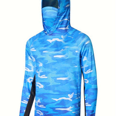 Men's UPF 50 Sun Protection Hoodie Long Sleeve Quick Dry Top