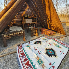 Creative Retro Picnic Mat Tear Resistant Camping Blanket
