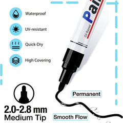 8pcs Paint Pens Set for DIY Crafts and Art Projects