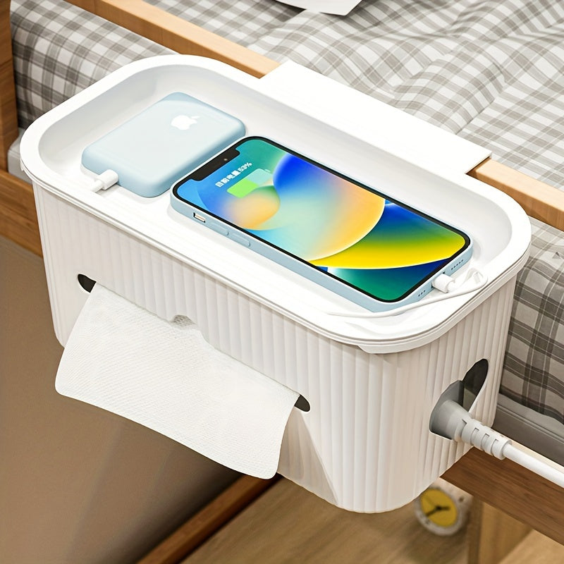 Bedside Hanging Storage Basket Punch Tissue Storage Box