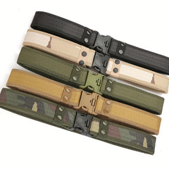 Men's Military Tactical Belt - Camouflage Adjustable Heavy Duty Combat