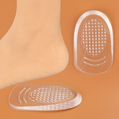 Transparent Silicone Heel Pads Soft Cushioning