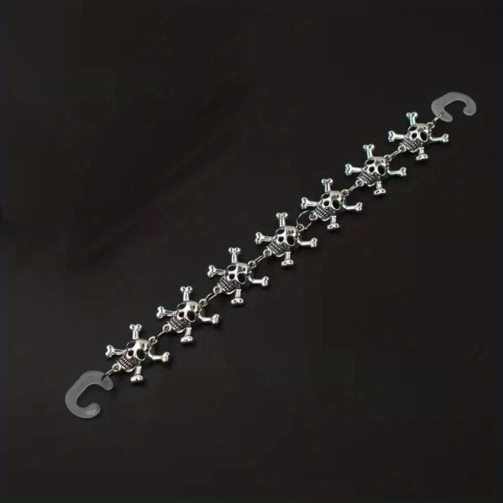 Punk Skull Chain for Crocs Kids