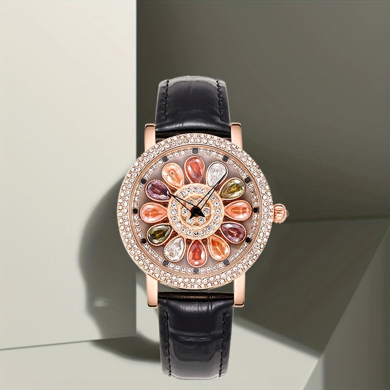 Lucky Seven Rhinestone Rotating Watch for Kids