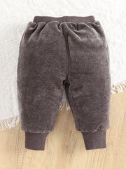 Girls Casual Trousers Baby Long Pants With Pockets