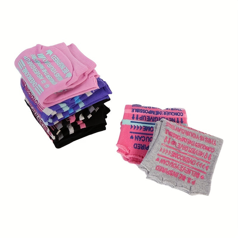 Open Toe Non-Slip Yoga Socks Soft Comfortable Pilates Socks
