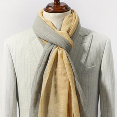 Men's Boho Style Tassel Bandana Scarf With Stripes
